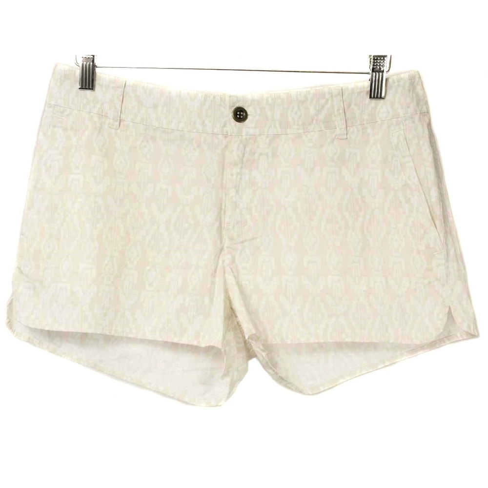 🍍MICHAEL STARS Beige Geometric Ikat Shorts